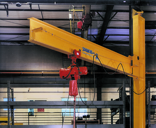 Mast-Style Jib Cranes – Drop Cantilever – 201 Series