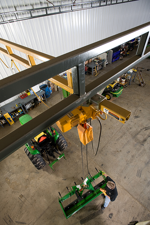 Ceiling-Mounted Workstation Bridge Cranes