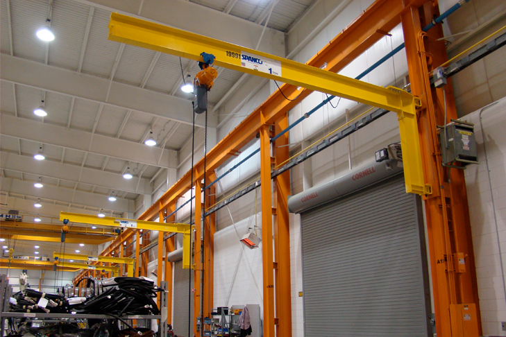 Wall-Mounted Jib Cranes— Cantilever – 300 Series