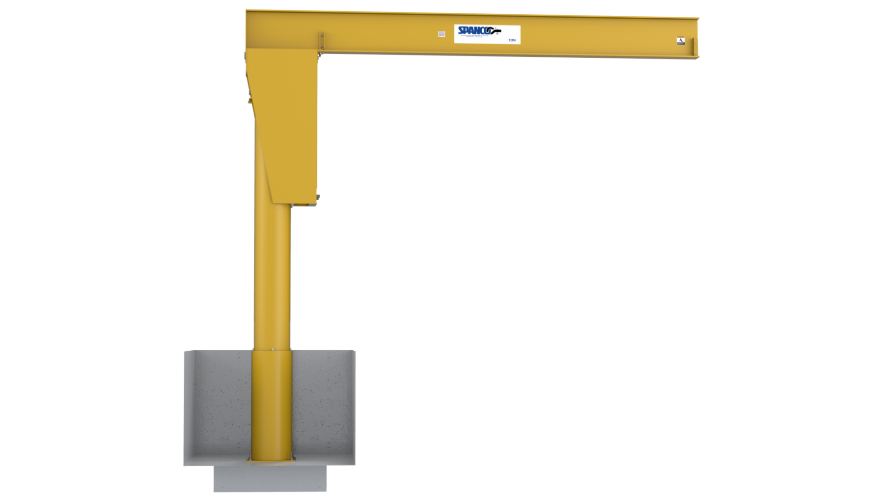 Freestanding Jib Cranes—Sleeve-Insert Mounted – 102 Series