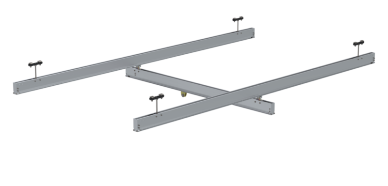 GRÚAS PUENTE PARA ESTACIONES DE TRABAJO Y TRABES CARRIL ALU-TRACK®