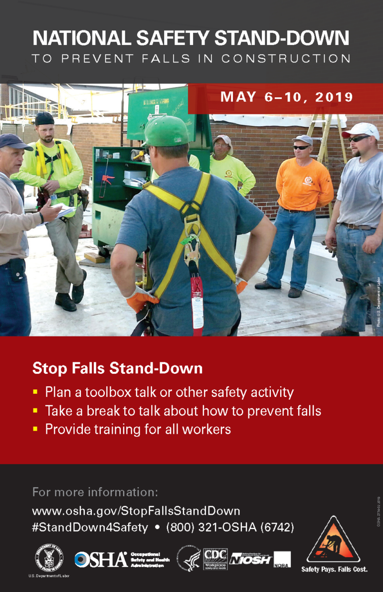 OSHA StandDown for Safety Explore Our Products Materials Handling