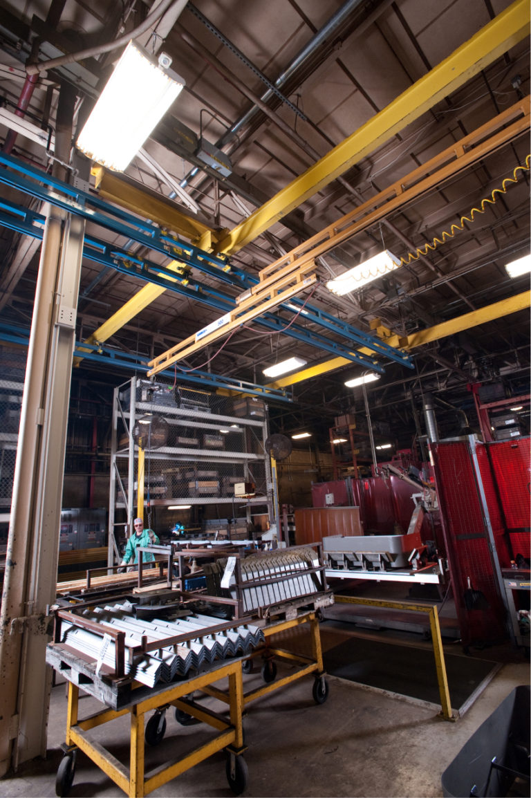 Metal Fabrication Process Improves with Telescoping Bridge Crane