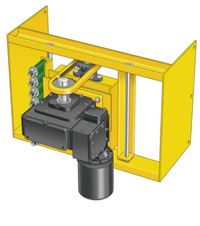 Jib drive from jib crane design